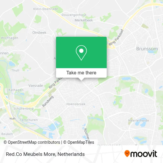 Red.Co Meubels More map