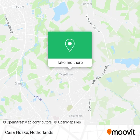 Casa Huske map