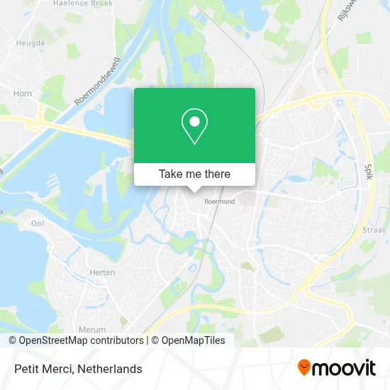 Petit Merci map
