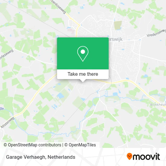 Garage Verhaegh map