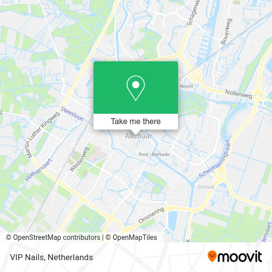 Vip Nails map