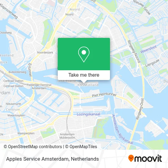 Apples Service Amsterdam map
