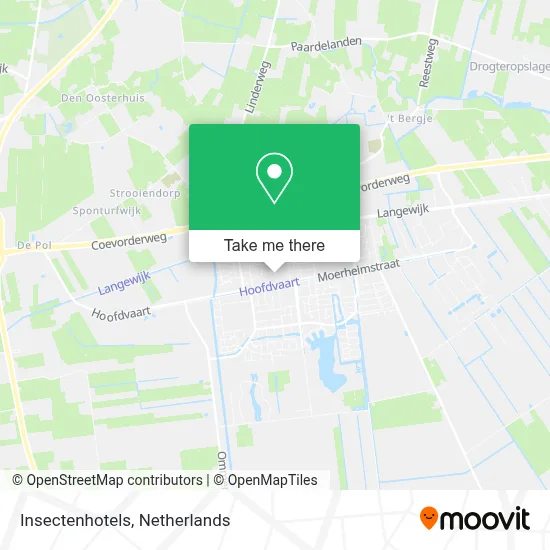 Insectenhotels Karte