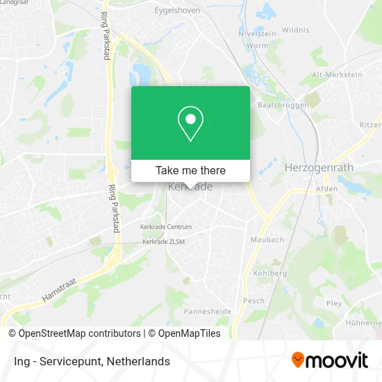Ing - Servicepunt map