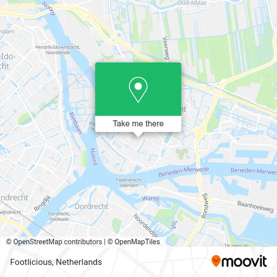 Footlicious map