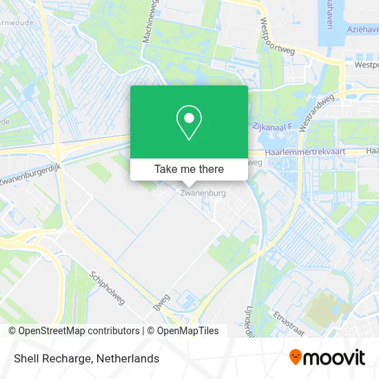 Shell Recharge map