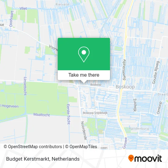 Budget Kerstmarkt Karte