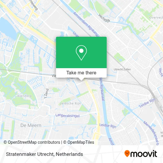 Stratenmaker Utrecht map
