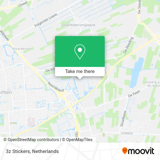 3z Stickers map