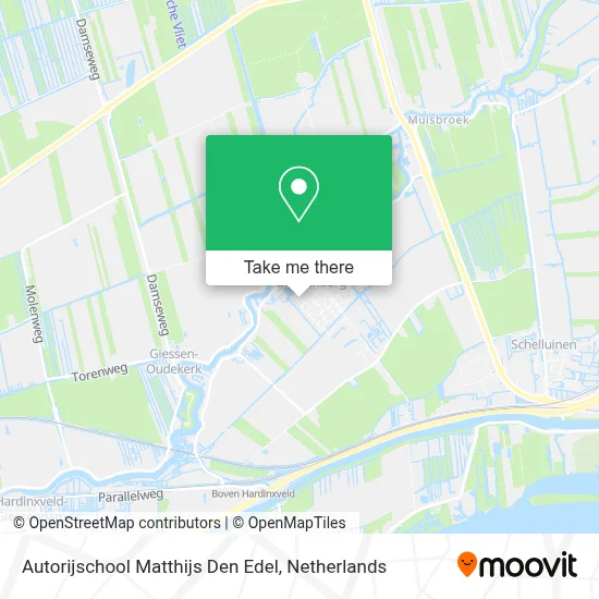 Autorijschool Matthijs Den Edel Karte