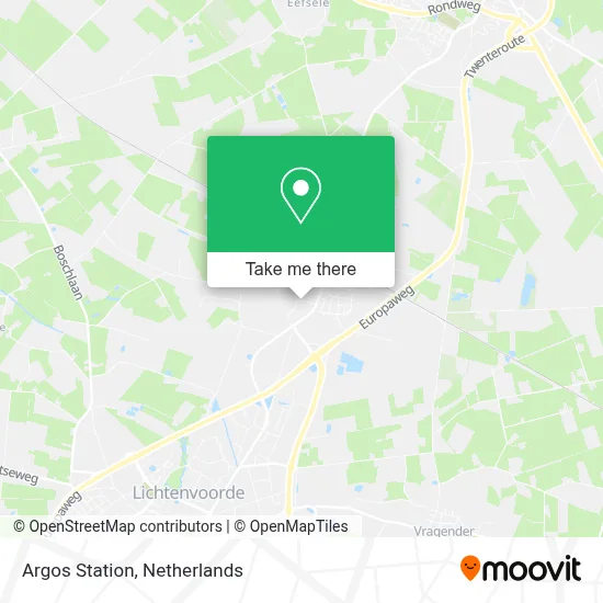 Argos Station map