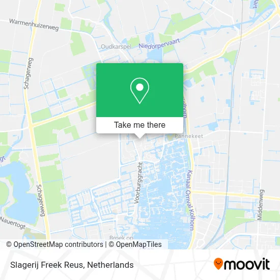 Slagerij Freek Reus map