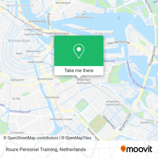 Roure Personal Training map