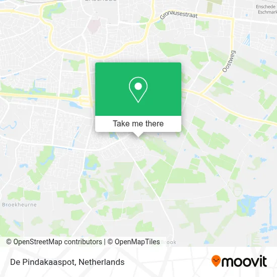De Pindakaaspot map