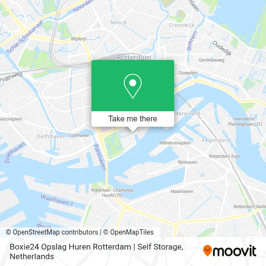 Boxie24 Opslag Huren Rotterdam | Self Storage map
