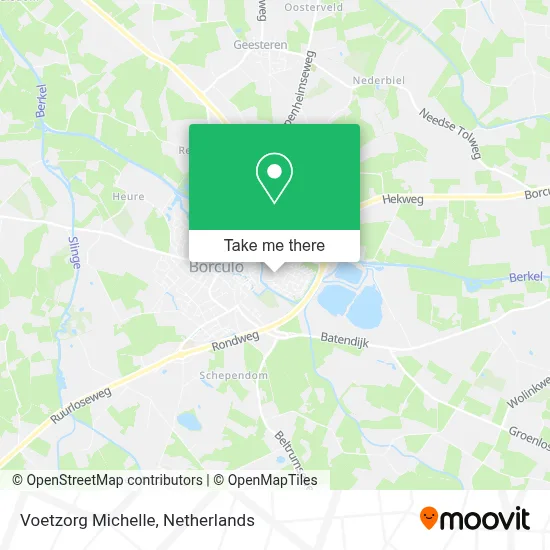 Voetzorg Michelle map