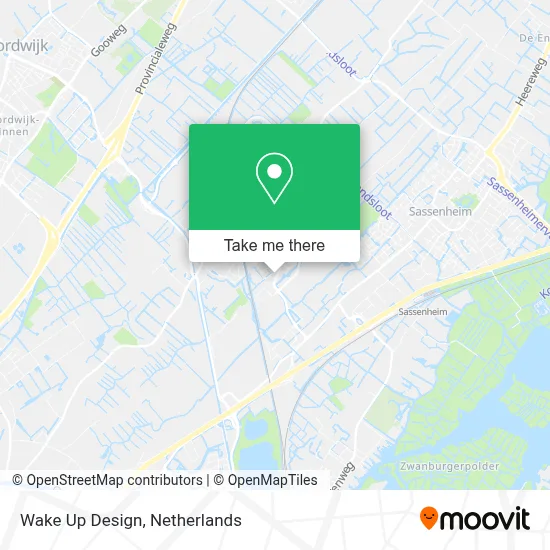 Wake Up Design map
