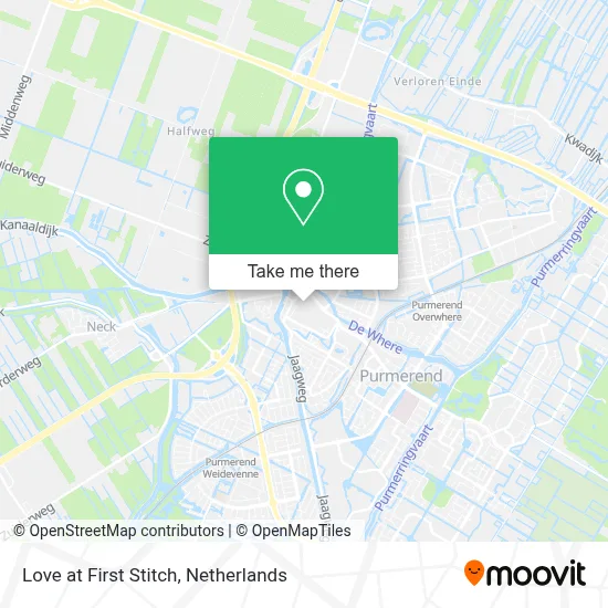 Love at First Stitch map