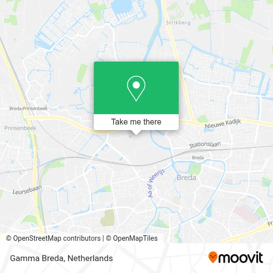 Gamma Breda map