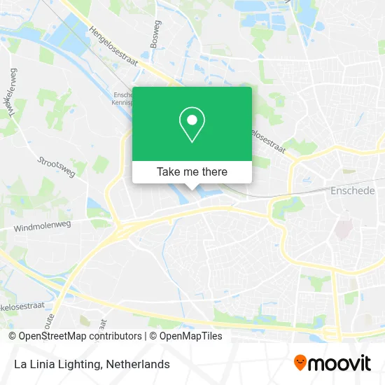 La Linia Lighting map