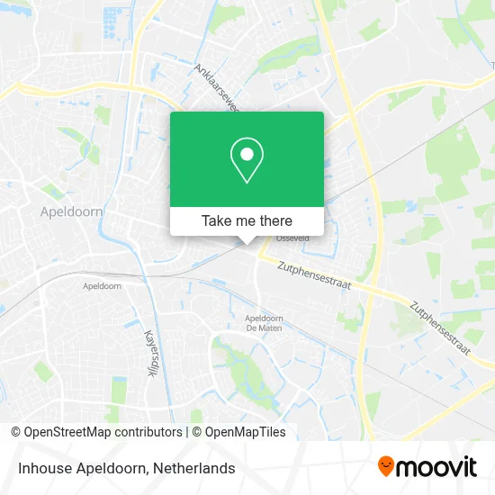Inhouse Apeldoorn map