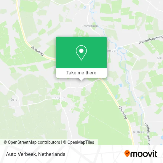 Auto Verbeek Karte