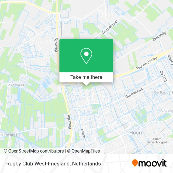 Rugby Club West-Friesland map