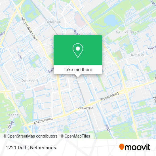 1221 Delft map