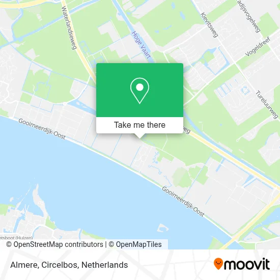 Almere, Circelbos map