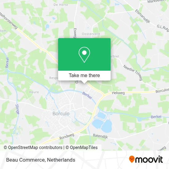Beau Commerce map