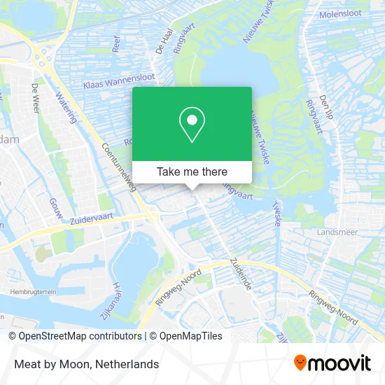 Meat by Moon map
