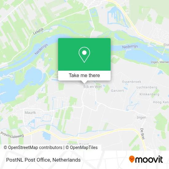 Postnl Postkantoor map