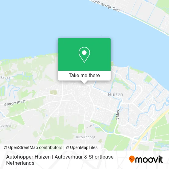 Autohopper Huizen | Autoverhuur & Shortlease Karte