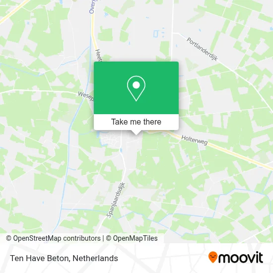 Ten Have Beton map