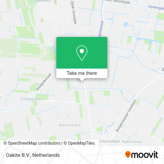 Oakite B.V. map