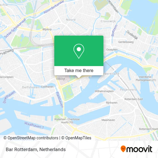 Bar Rotterdam map