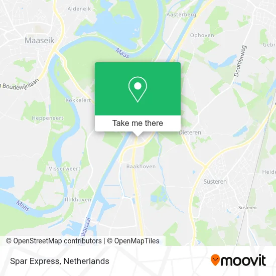 Spar Express map