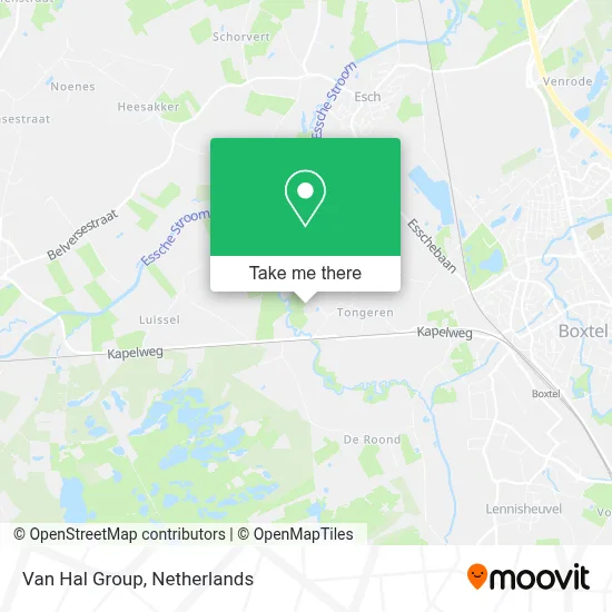Van Hal Group map