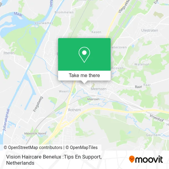 Vision Haircare Benelux  :Tips En Support map