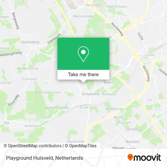 Playground Hulsveld map