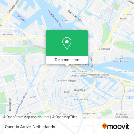 Quentin Arrive map