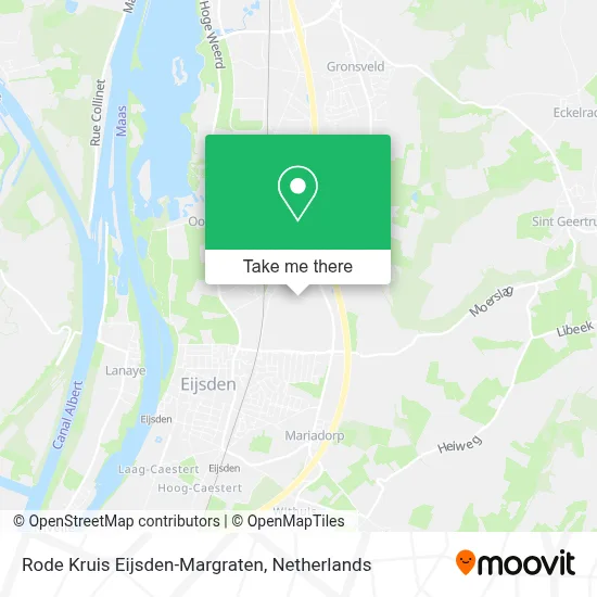 Rode Kruis Eijsden-Margraten Karte