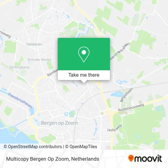 Multicopy Bergen Op Zoom map