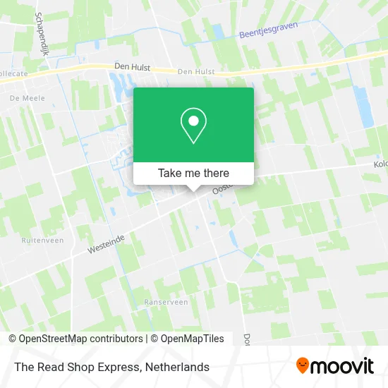 The Read Shop Express map
