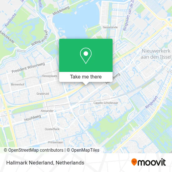 Hallmark Nederland map
