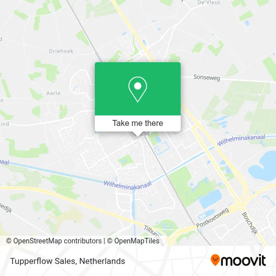 Tupperflow Sales map