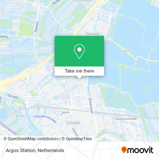 Argos Station map