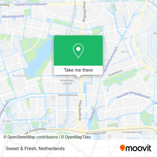 Sweet & Fresh map