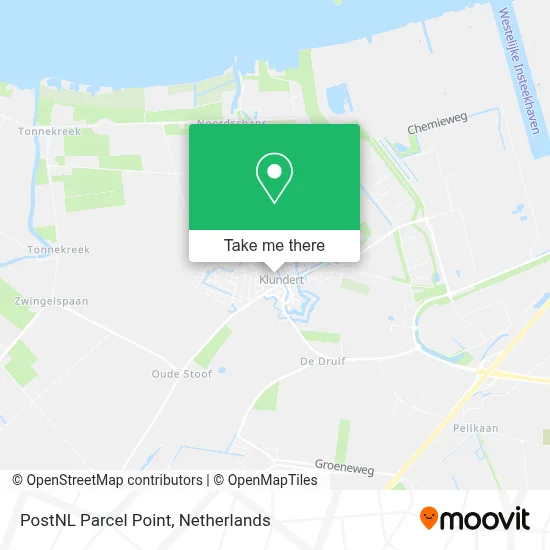 Postnl Pakketpunt map