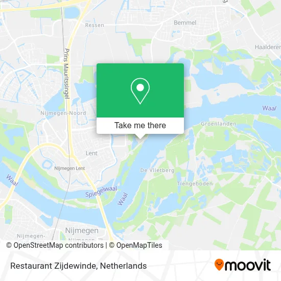 Restaurant Zijdewinde map